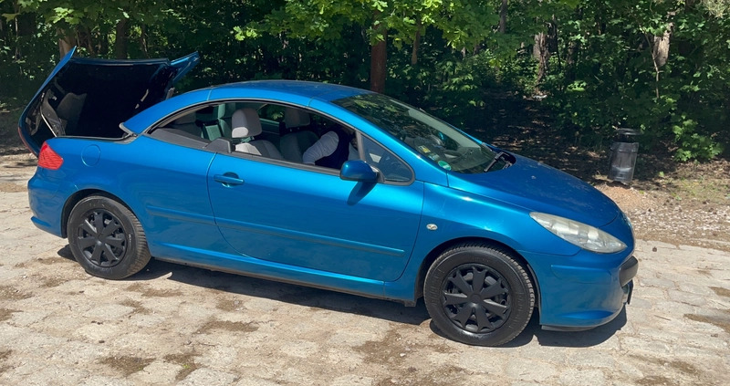 Peugeot 307 CC cena 12700 przebieg: 246000, rok produkcji 2005 z Józefów małe 172